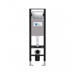 Инсталляция для подвесного унитаза Welt-Wasser WW AMBERG 350 MT-CR с кнопкой матовый хром