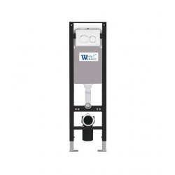 Инсталляция для подвесного унитаза Welt-Wasser WW AMBERG 350 WT с белой кнопкой