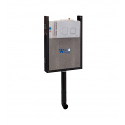 Инсталляция для напольного унитаза Welt-Wasser WW AMBERG 404 CR с кнопкой хром глянцевый