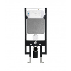 Инсталляция для подвесного унитаза Welt-Wasser WW AMBERG 497 WT с белой кнопкой