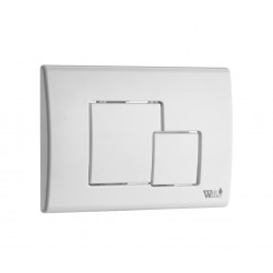 Инсталляция для подвесного унитаза Welt-Wasser WW MARBERG 507 SE WT с белой квадратной кнопкой