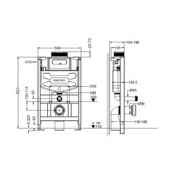 Инсталляция для подвесного унитаза BURKE MOD4 [400.00.1]