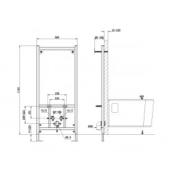 Инсталляция для биде BURKE 201.00.1