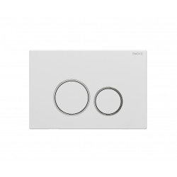 Кнопка BURKE тип 05 белый матовый/хром глянец [105.MH.1]