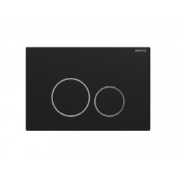 Кнопка BURKE тип 05 чёрный/хром глянец [105.BH.1]