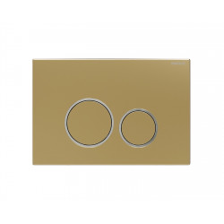 Кнопка BURKE тип 05 золото матовое/хром глянец [105.GH.1]