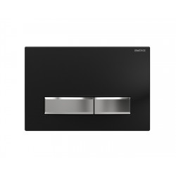 Кнопка BURKE тип 09 чёрный матовый/хром глянец [109.BH.1]