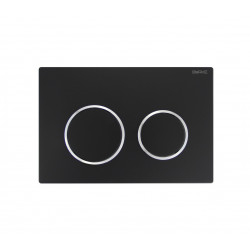 Кнопка BURKE тип 07 чёрный/хром глянец [147.BH.1]