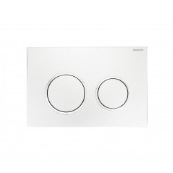 Кнопка BURKE тип 07 белый глянец/хром глянец [147.WH.1]