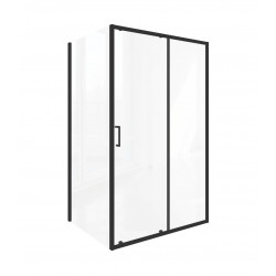 Душевой уголок Good Door LITE WTW+SP Black 120x90