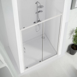 Душевая дверь Good Door CUBE WTW-140-C-CH