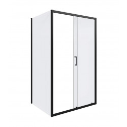 Душевой уголок Good Door CUBE WTW+SP Black 110x90