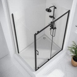 Душевой уголок Good Door CUBE WTW+SP Black 120x90