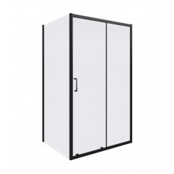 Душевой уголок Good Door CUBE WTW+SP Black 140x80