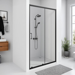 Душевая дверь Good Door CUBE WTW-140-C-B