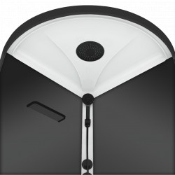 Душевая кабина Domani-Spa Simple 99 high 90x90 тонированное стекло / чёрные стенки