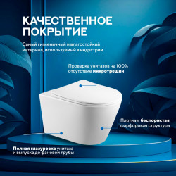 Комплект инсталляции Amore di Mare QuickFit 50114 с унитазом Elsa Tornado P312-T, кнопка 303MB