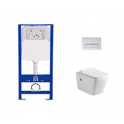 Комплект инсталляции Amore di Mare QuickFit 50114 с унитазом Garda Bidet P310-X, кнопка 404W