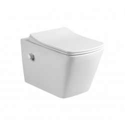 Унитаз подвесной Amore di Mare Garda Bidet P310-X, с крышкой дюропласт SoftClose