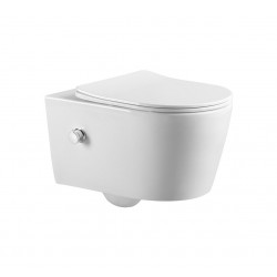 Унитаз подвесной Amore di Mare Temo Bidet P322-X, с крышкой дюропласт SoftClose