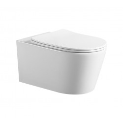 Унитаз подвесной Amore di Mare Temo P322, с крышкой дюропласт SoftClose