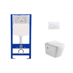 Комплект инсталляции Amore di Mare QuickFit 50114 с унитазом Garda Bidet P310-X, кнопка 303W