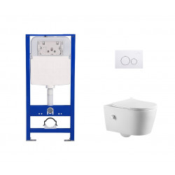 Комплект инсталляции Amore di Mare QuickFit 50114 с унитазом Temo Bidet P322X, кнопка 303W