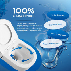 Комплект инсталляции Amore di Mare QuickFit 50114 с унитазом Temo P322, кнопка 303G