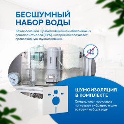 Комплект инсталляции Amore di Mare QuickFit 50114 с унитазом Temo P322, кнопка 404G