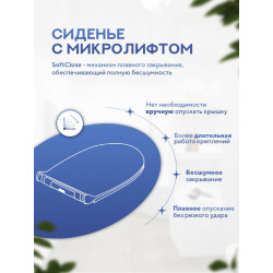 Комплект инсталляции Amore di Mare QuickFit 50114 с унитазом Temo P322, кнопка 404MB