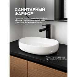 Умывальник на столешницу Amore di Mare Bella 60401-OL 60,8x38,5