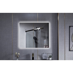 Зеркало Roxen Pure 510175-80AF 80x70 с LED подсветкой и подогревом