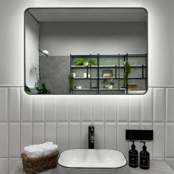 Зеркало Roxen Simon 510205-90GM 90x70 с LED подсветкой