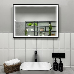 Зеркало Roxen Sigma 510210-90B 90x70 с LED подсветкой