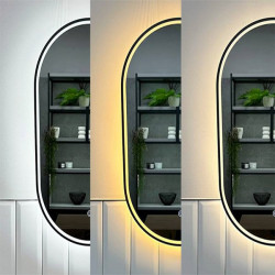 Зеркало Roxen Grown 510200-100B 45x100 с LED подсветкой