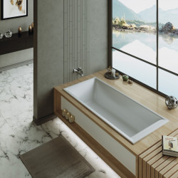 Ванна из искусственного камня Timo solid ANNELI1675 167,5x73,5