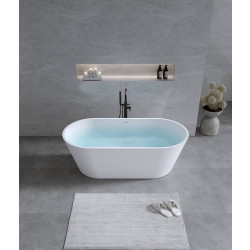 Ванна из искусственного камня Timo solid ELISSA1500 150x75 белый матовый