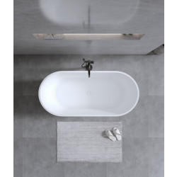 Ванна из искусственного камня Timo solid ELISSA1500 150x75 белый матовый