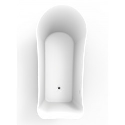 Ванна из искусственного камня Timo solid JUTA1815 181,5x82,5 белый матовый