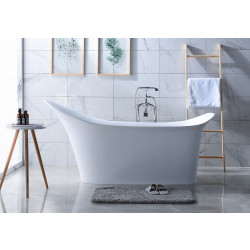 Ванна из искусственного камня Timo solid JUTA1815 181,5x82,5 белый матовый