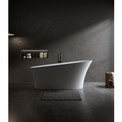 Ванна из искусственного камня Timo solid KIARA1500 150x76 белый матовый