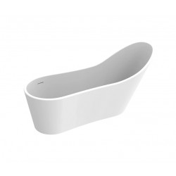 Ванна из искусственного камня Timo solid KIRSTI1785R 178,5x76 белый матовый