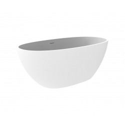 Ванна из искусственного камня Timo solid LEMPI1570 150x78 белый матовый