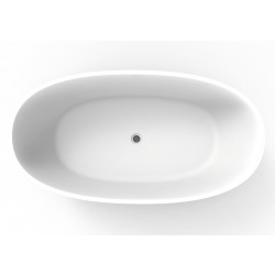 Ванна из искусственного камня Timo solid LEMPI1800 180x79 белый матовый