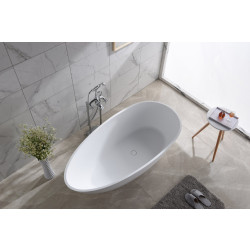 Ванна из искусственного камня Timo solid RALI1500 150x78 белый матовый