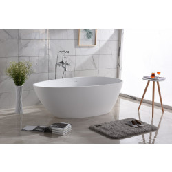 Ванна из искусственного камня Timo solid RALI1500 150x78 белый матовый