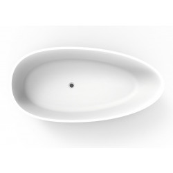 Ванна из искусственного камня Timo solid RALI1700 170x82 белый матовый