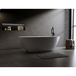 Ванна из искусственного камня Timo solid SATU1450 145x78 белый матовый