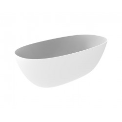 Ванна из искусственного камня Timo solid SATU1650 165x80 белый матовый