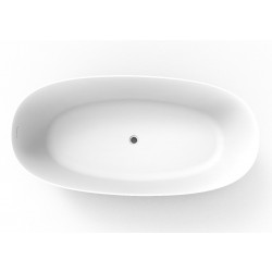 Ванна из искусственного камня Timo solid SATU1750 175x81 белый матовый